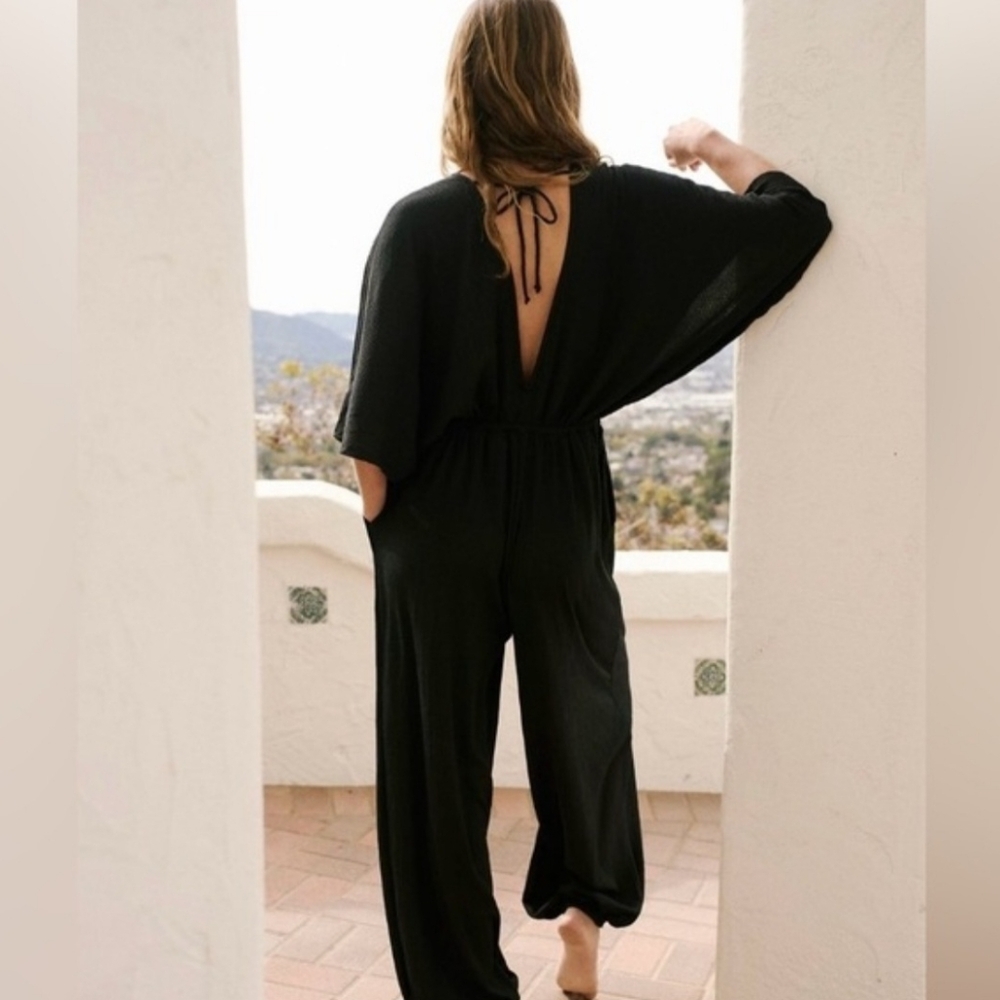 Free People Beach Venus One Piece Jumpsuit Medium - Picture 2 of 7
